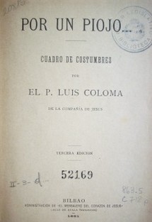 Por un piojo : cuadro de costumbres