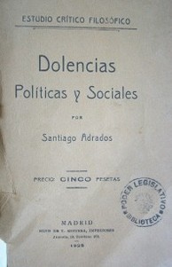 Dolencias políticas y sociales