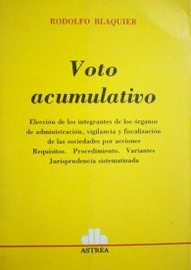 Voto acumulativo