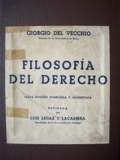 Filosofía del Derecho