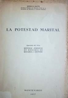 La potestad marital