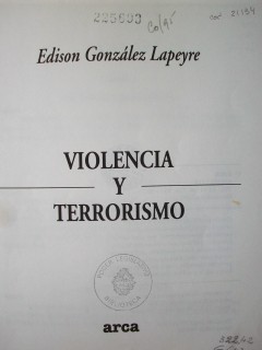 Violencia y terrorismo