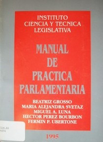 Manual de práctica parlamentaria