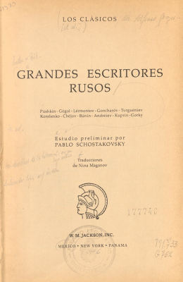 Grandes escritores rusos