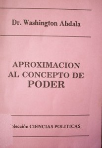 Aproximación al concepto de poder