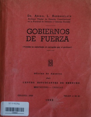 Gobiernos de fuerza