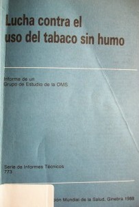 Lucha contra el uso del tabaco sin humo