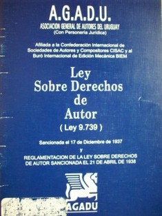 Ley sobre derechos de autor : ley 9.739