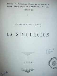 La simulación