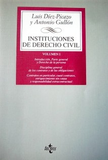 Instituciones de Derecho Civil