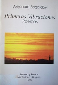 Primeras vibraciones : poemas
