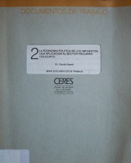 La economía política de los impuestos : una aplicación al sector pecuario uruguayo