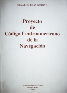 Proyecto de código centroamericano de la navegación