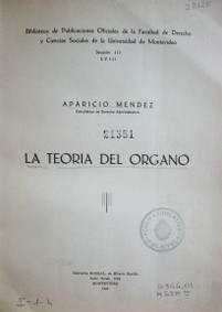 La Teoría del Organo