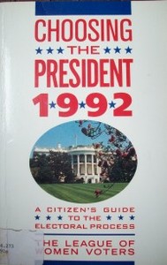 Choosing the president 1992