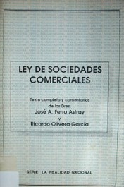 Ley de sociedades comerciales