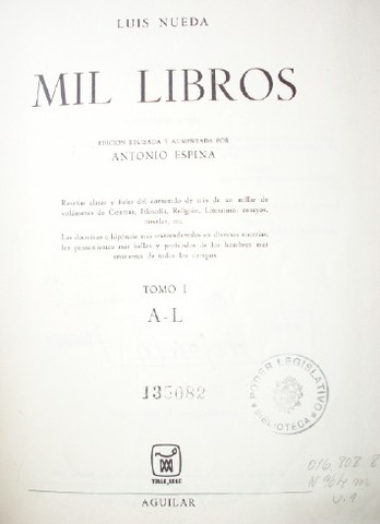 Mil libros