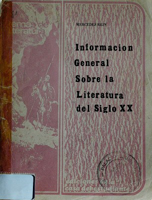 Información general sobre la literatura del siglo XX