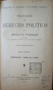 Tratado de Derecho Político