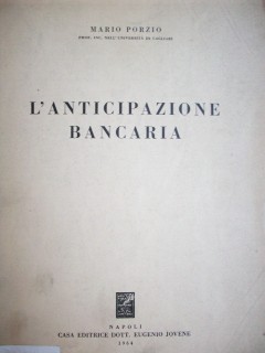 L'anticipazione bancaria