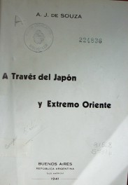 A través del Japón y Extremo Oriente