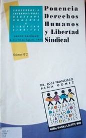 Conferencia Internacional Derechos Humanos y Libertad Sindical