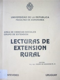 Lecturas de extensión rural