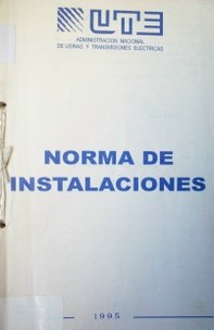 Norma de instalaciones