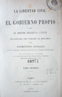 La libertad civil y el gobierno propio