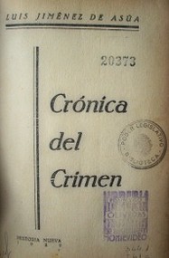 Crónica del crimen