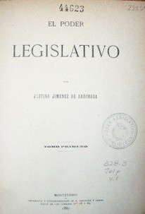 El Poder Legislativo