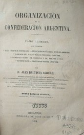Organización de la Confederación Argentina