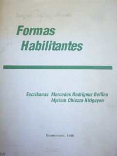 Formas habilitantes