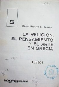 La religión, el pensamiento y arte en Grecia