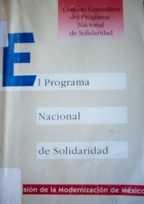 El Programa Nacional de Solidaridad