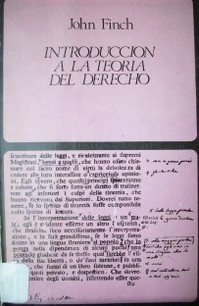 Introducción a la teoría del Derecho