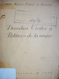 Derechos civiles y políticos de la mujer