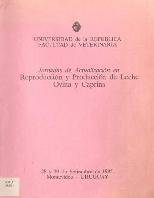 Jornadas de actualización en reproducción y producción de leche ovina y caprina