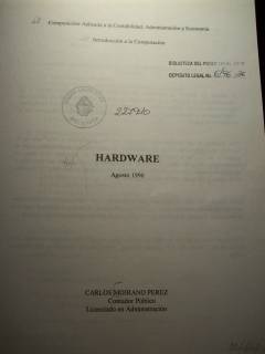 Hardware : agosto 1996