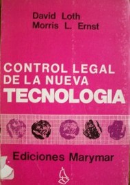 Control legal de la nueva tecnología