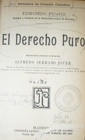 El Derecho puro