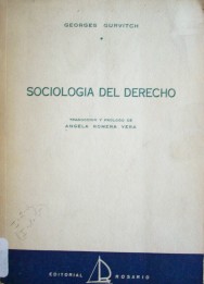 Sociología del derecho