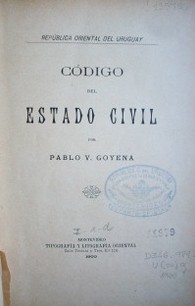 Código del estado civil