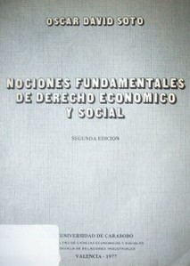 Nociones fundamentales de Derecho Económico y Social