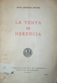 La venta de herencia