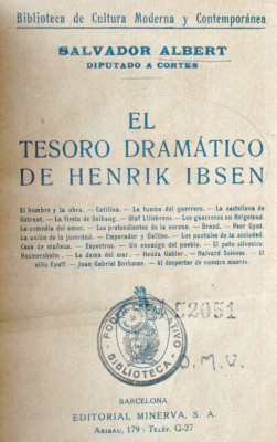 El tesoro dramático de Henrik Ibsen