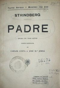 Padre : drama en tres actos