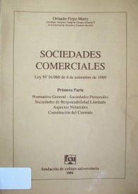 Sociedades comerciales : ley No. 16.060 de 4 de setiembre de 1989.