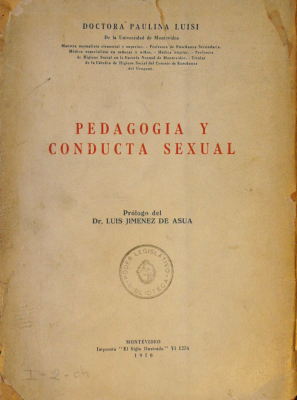Pedagogía y conducta sexual