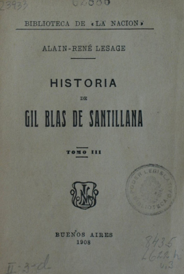 Historia de Gil Blas de Santillana